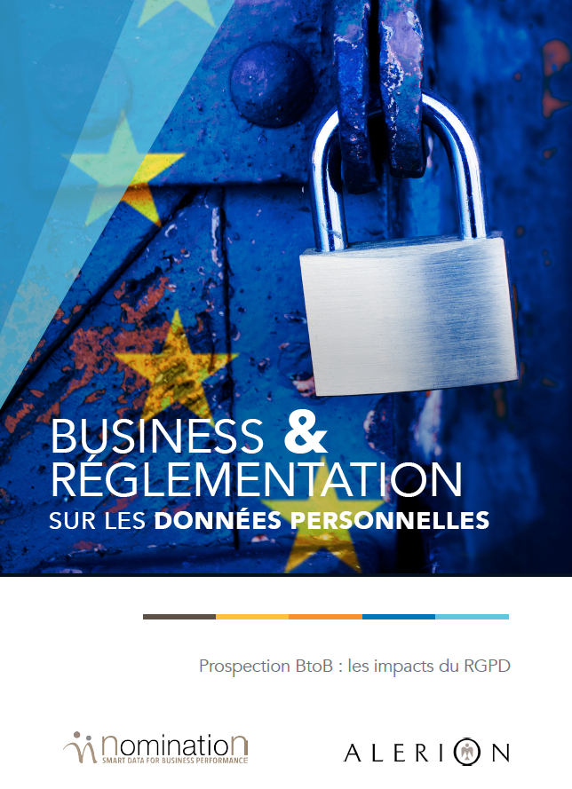 Couverture du Livre Blanc Prospection BtoB : les impacts du RGPD