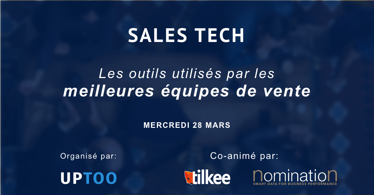 Évènement Atelier Sales Uptoo-Nomination – 28/03 Nomination