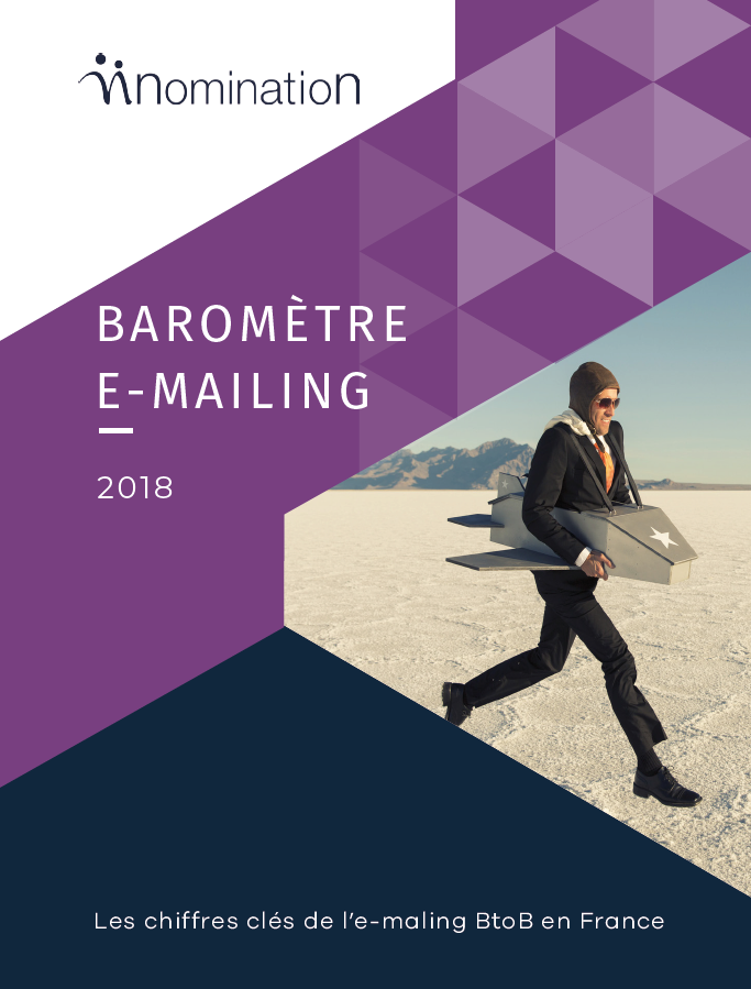 Couverture du Livre Blanc Baromètre e-mailing 2018