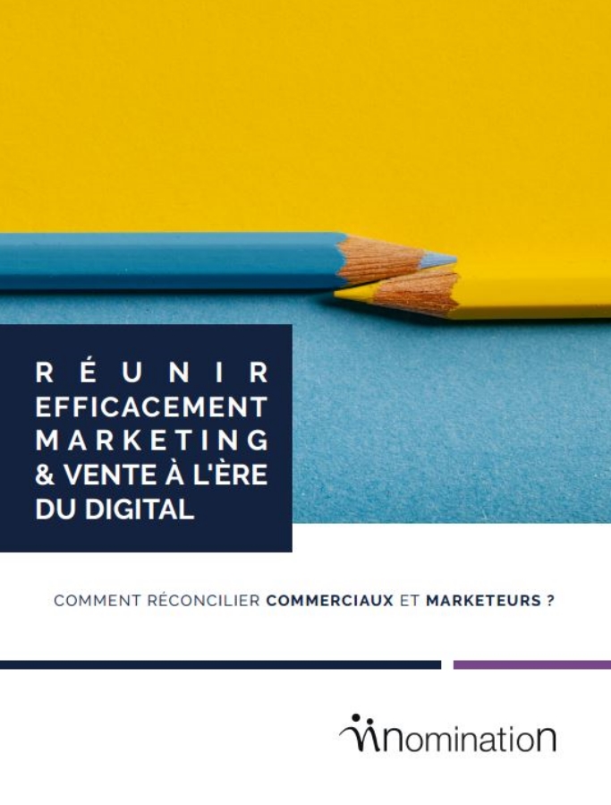 Couverture du Livre Blanc Réunir efficacement marketing & vente à l’ère du digital