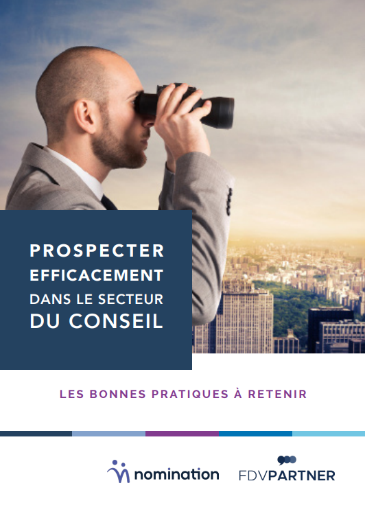 Couverture du Livre Blanc Prospecter efficacement dans le secteur du conseil