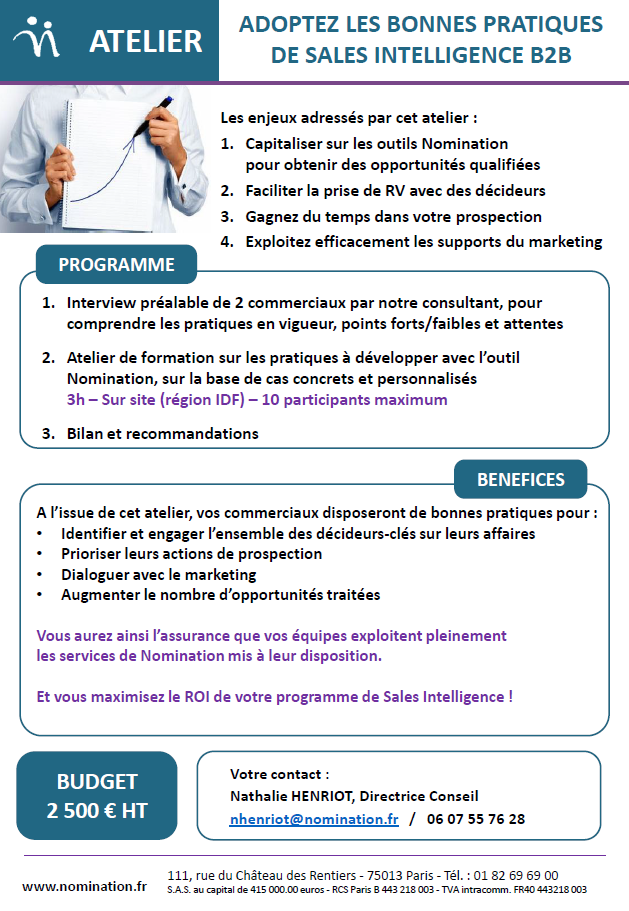 Couverture du Livre Blanc Adoptez les bonnes pratiques de Sales intelligence B2B