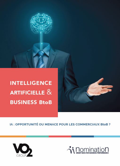Couverture du Livre Blanc IA : opportunité ou menace pour les commerciaux B2B