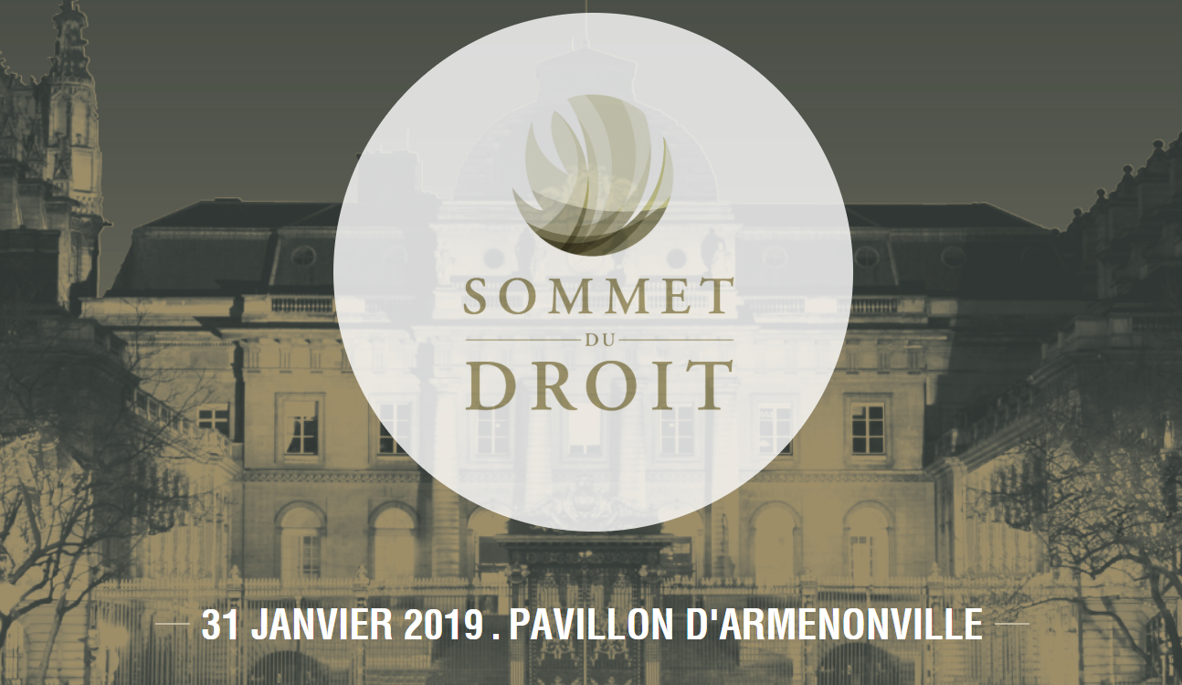 Évènement Sommet du Droit – 31/01 Nomination