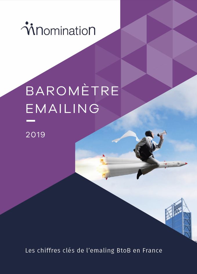 Couverture du Livre Blanc Baromètre emailing 2019