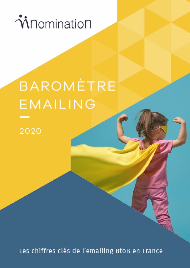 Couverture du Livre Blanc Baromètre emailing BtoB 2020