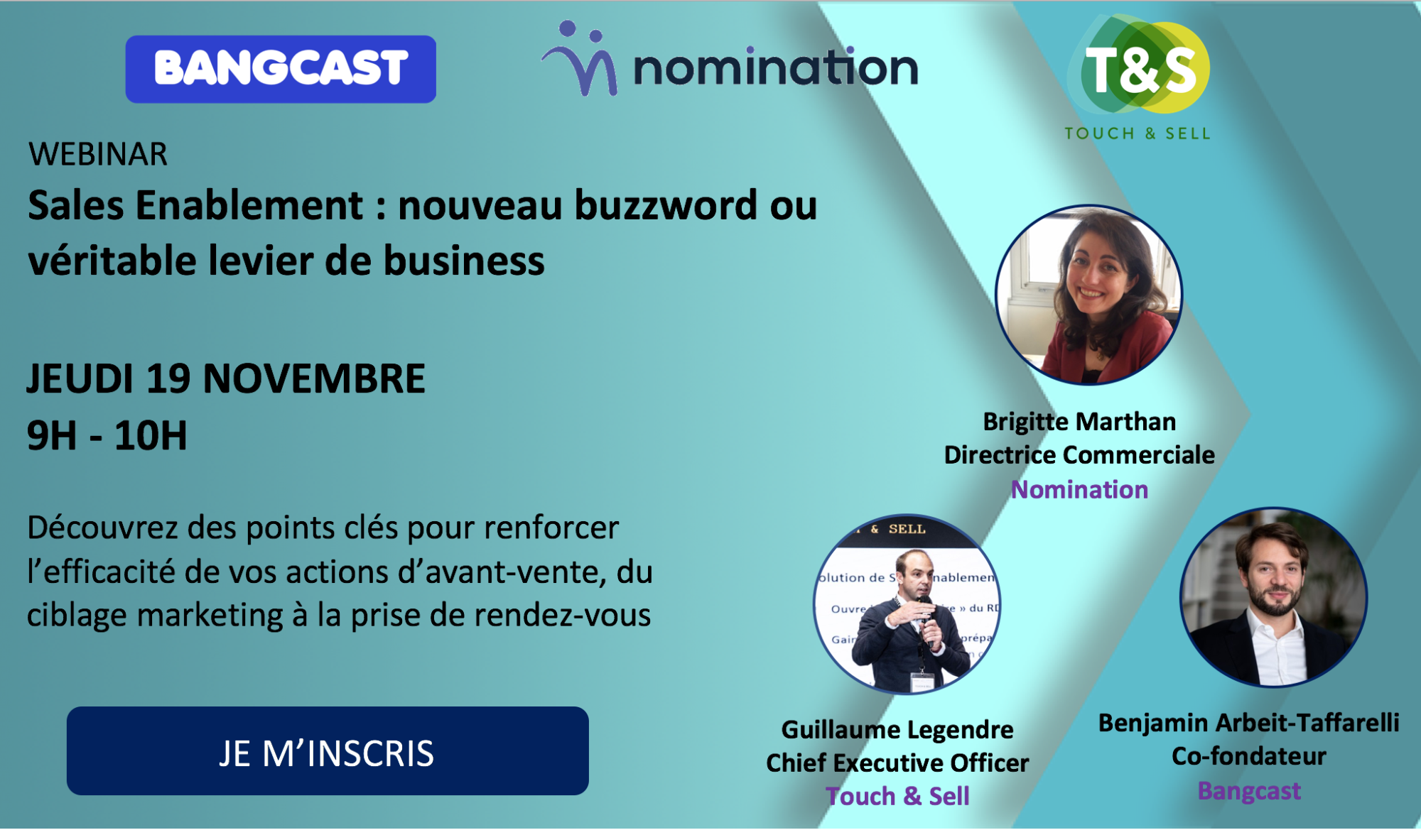 Évènement Replay – Sales Enablement Nouveau buzzword ou véritable levier de business ? Nomination