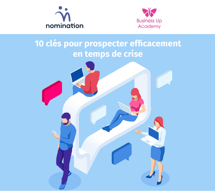 Couverture du Livre Blanc 10 clés pour prospecter efficacement en temps de crise