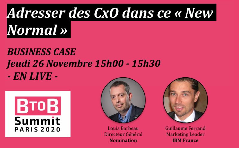 Évènement Business Case – BtoB Summit 2020 Nomination