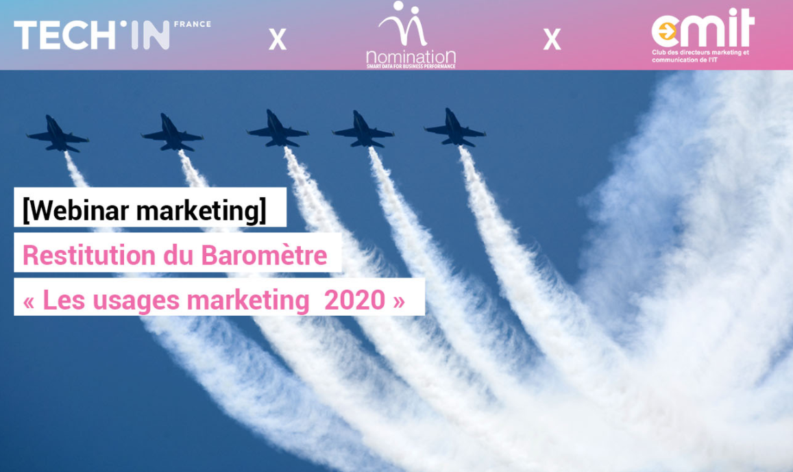 Évènement [2 Fev. 2021] Restitution du Baromètre « les usages marketing 2020 » Nomination