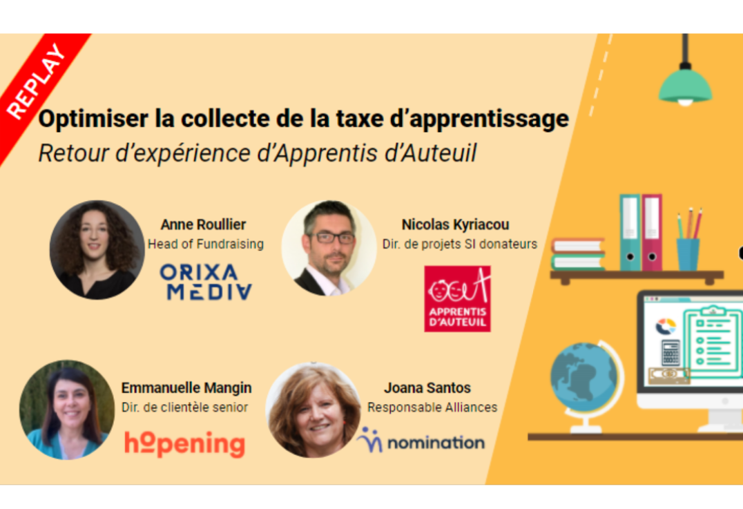 Évènement Replay – Optimiser la collecte de la taxe d’apprentissage Nomination