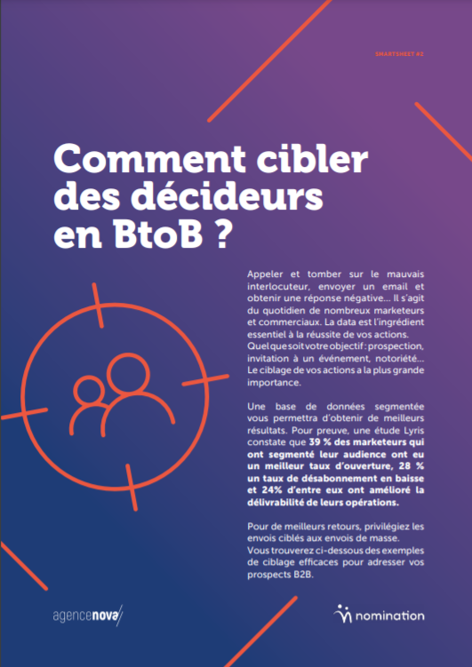 Couverture du Livre Blanc Comment cibler des décideurs en BtoB ?