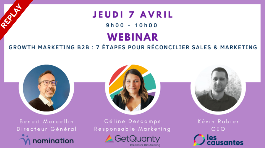 Évènement Replay – Webinar Growth Marketing Nomination