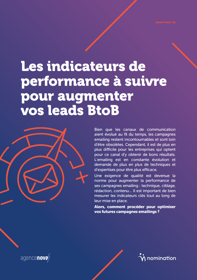 Couverture du Livre Blanc Les indicateurs de performance à suivre pour augmenter vos leads BtoB