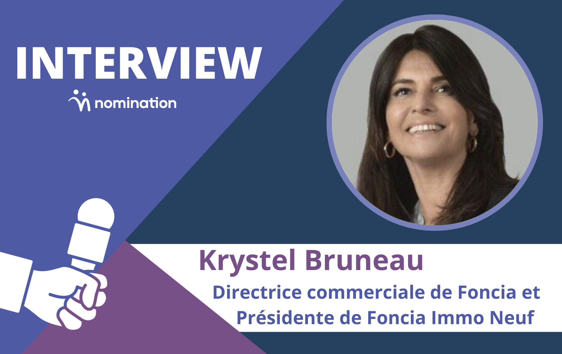 Krystel Bruneau, directrice commerciale de Foncia (groupe Emeria) et présidente de Foncia Immo Neuf