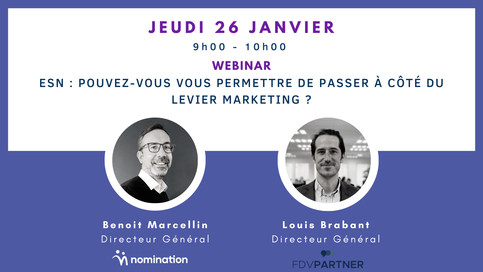 Évènement ESN : pouvez-vous vous permettre de passer à côté du levier marketing ? Nomination