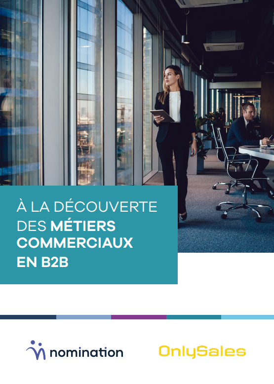 Couverture du Livre Blanc À la découverte des métiers commerciaux en B2B