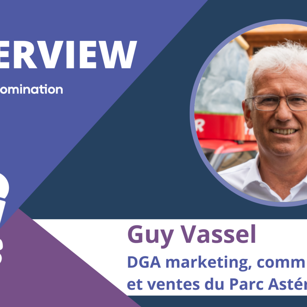 Guy Vassel, DGA marketing, communication et ventes du Parc Astérix
