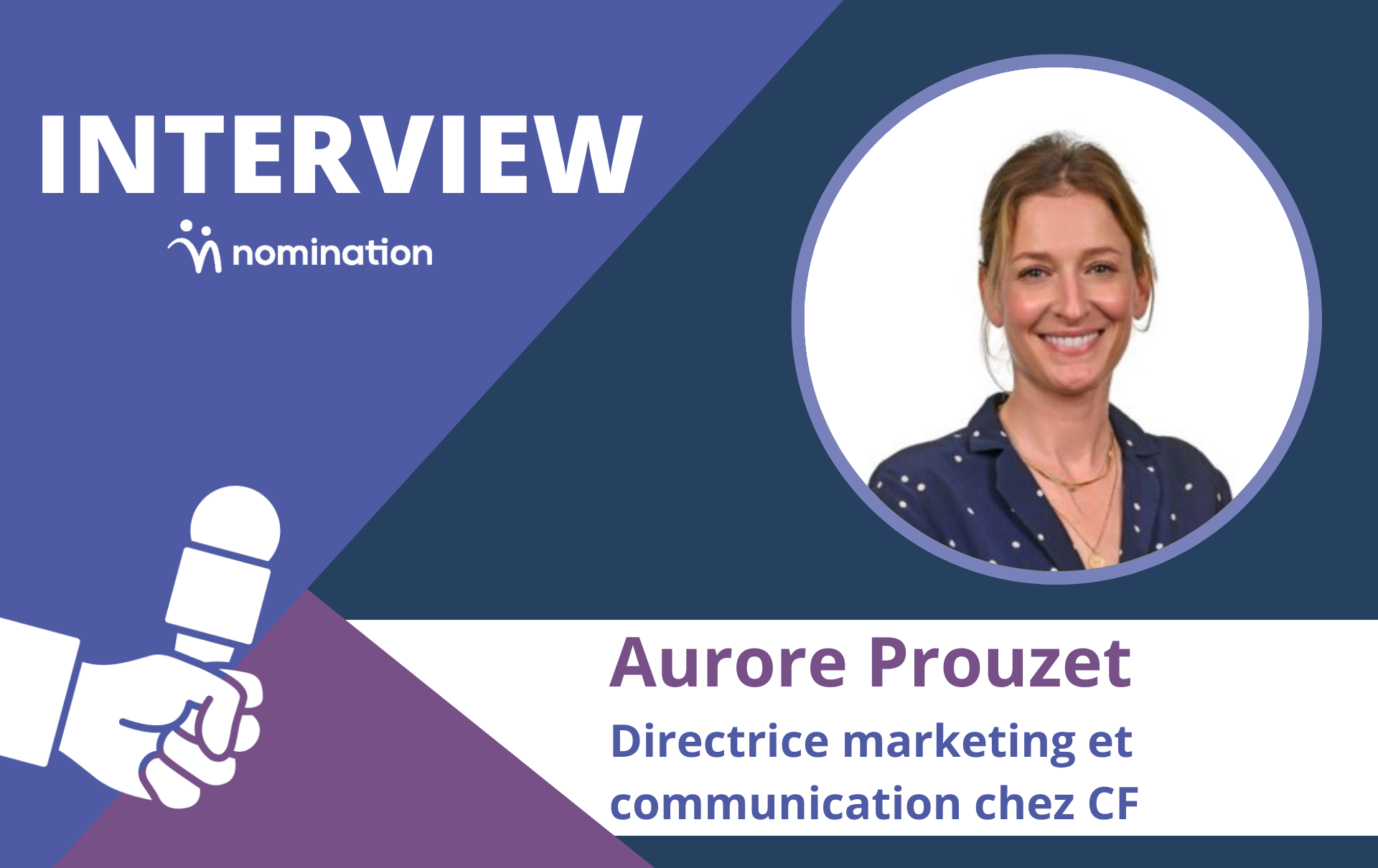 Aurore Prouzet, directrice marketing et communication chez CF (Compagnie Fiduciaire)