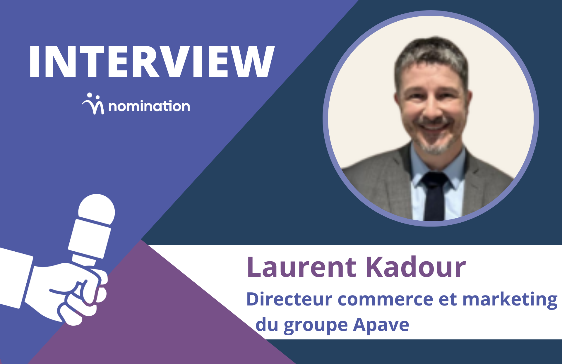 Laurent Kadour, directeur commerce et marketing du groupe Apave