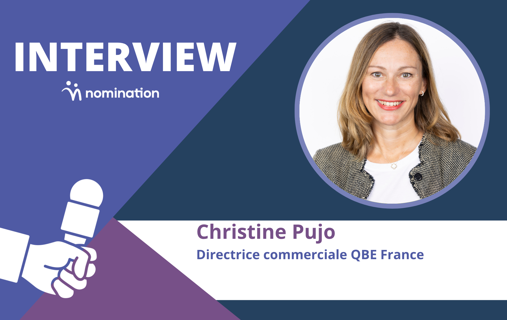 Christine Pujo, directrice commerciale QBE France