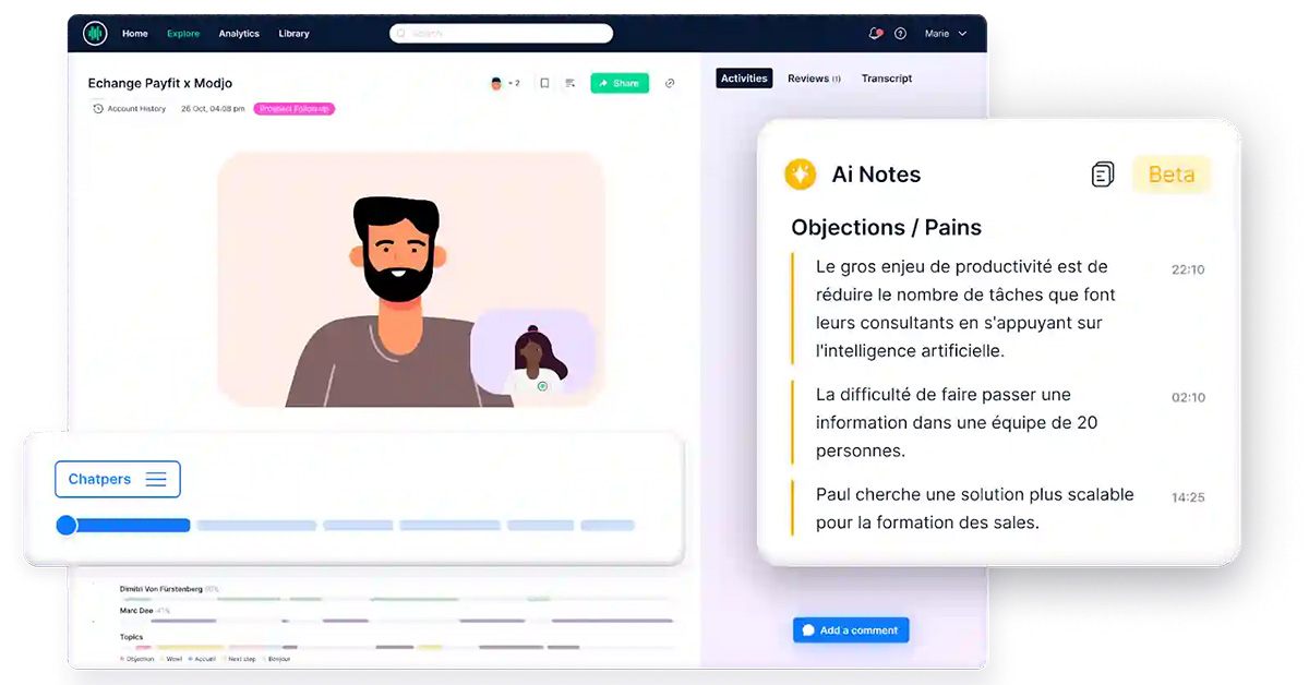 outil de prospection modjo