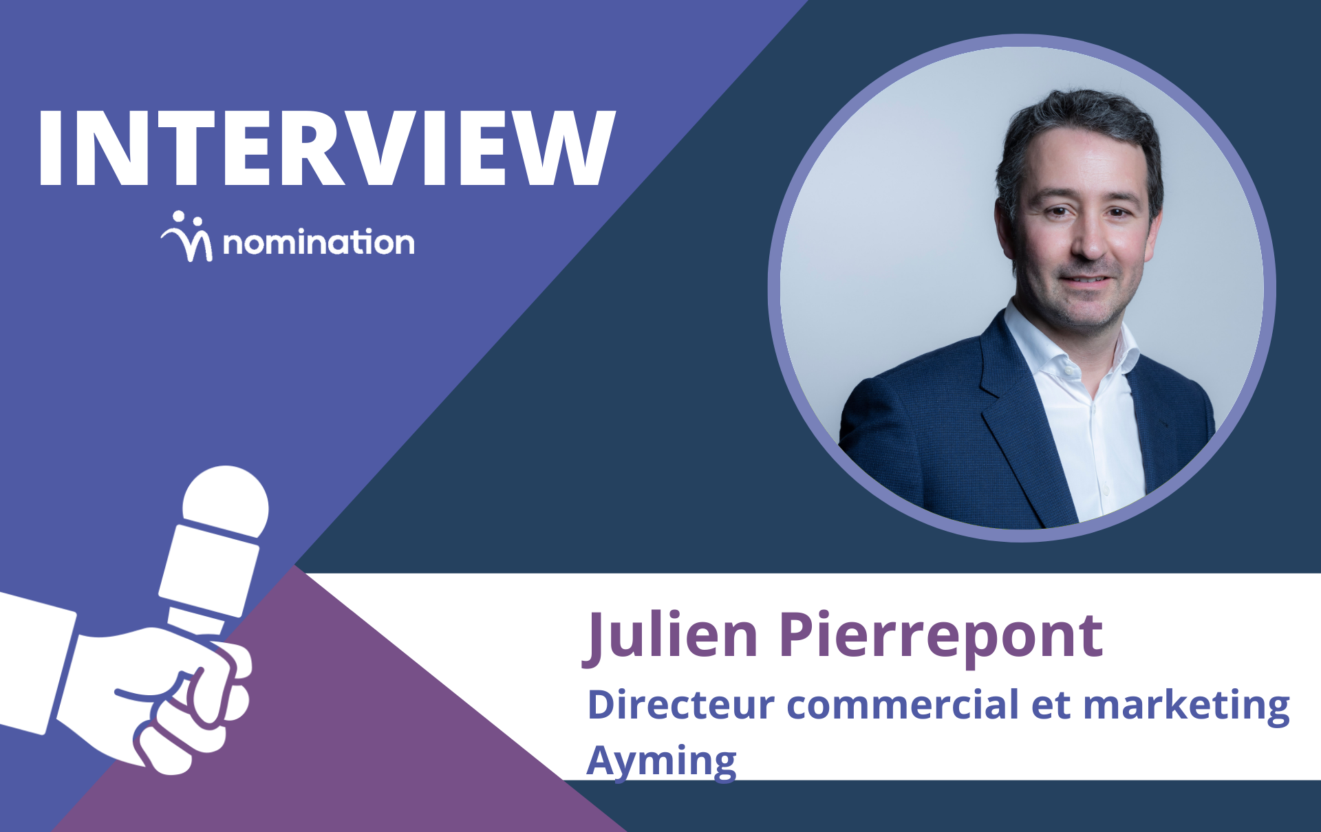 Julien Pierrepont, directeur commercial et marketing chez Ayming