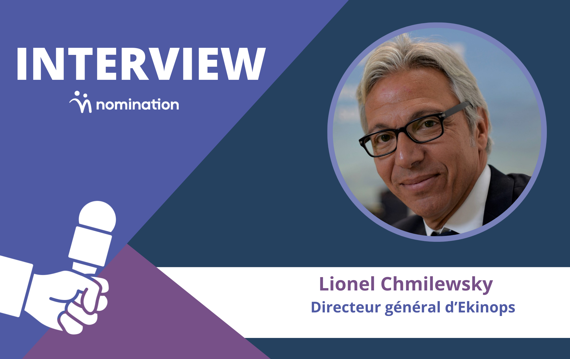 Lionel Chmilewsky, directeur général d’Ekinops