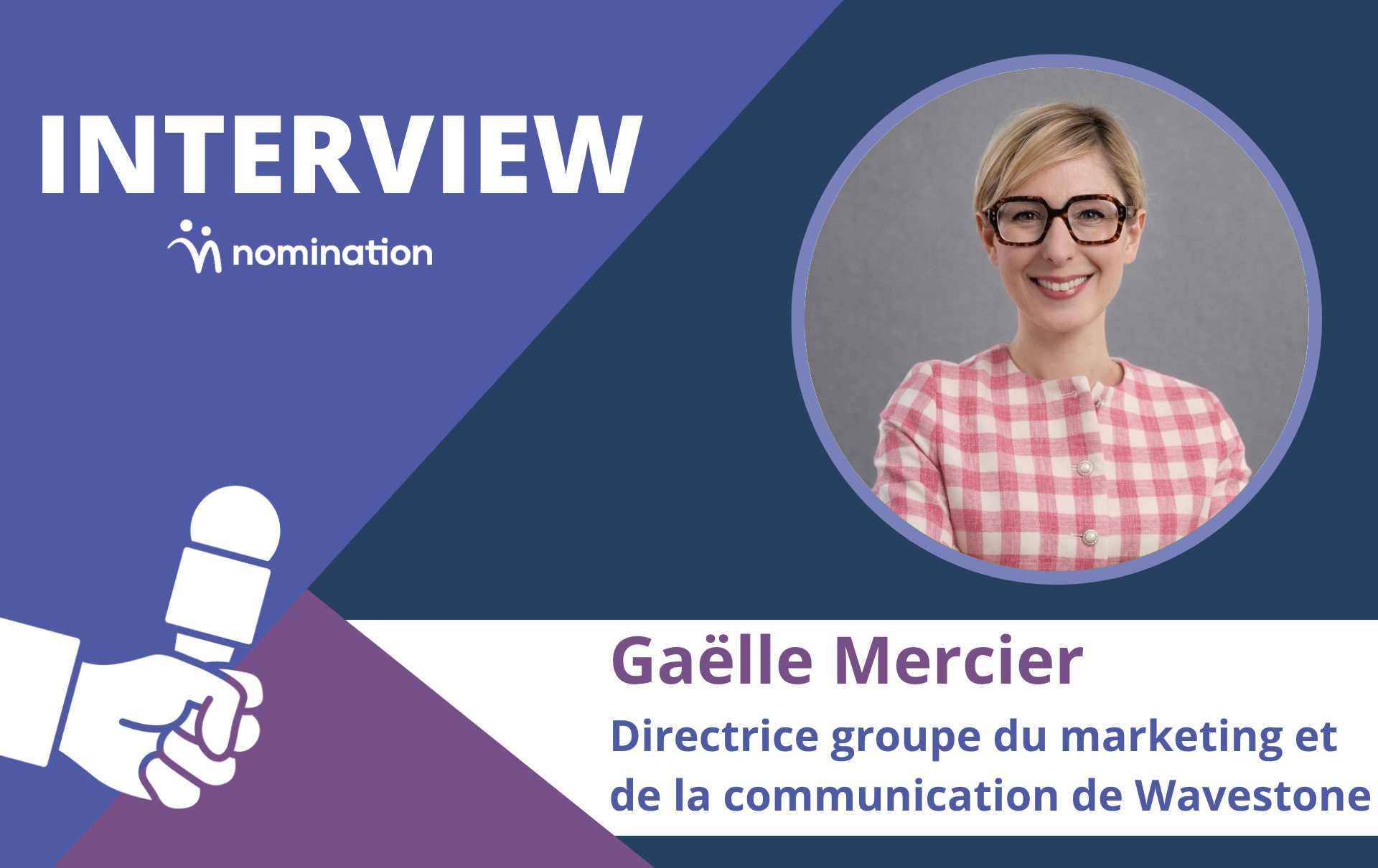 Gaëlle Mercier, directrice groupe du marketing et de la communication de Wavestone